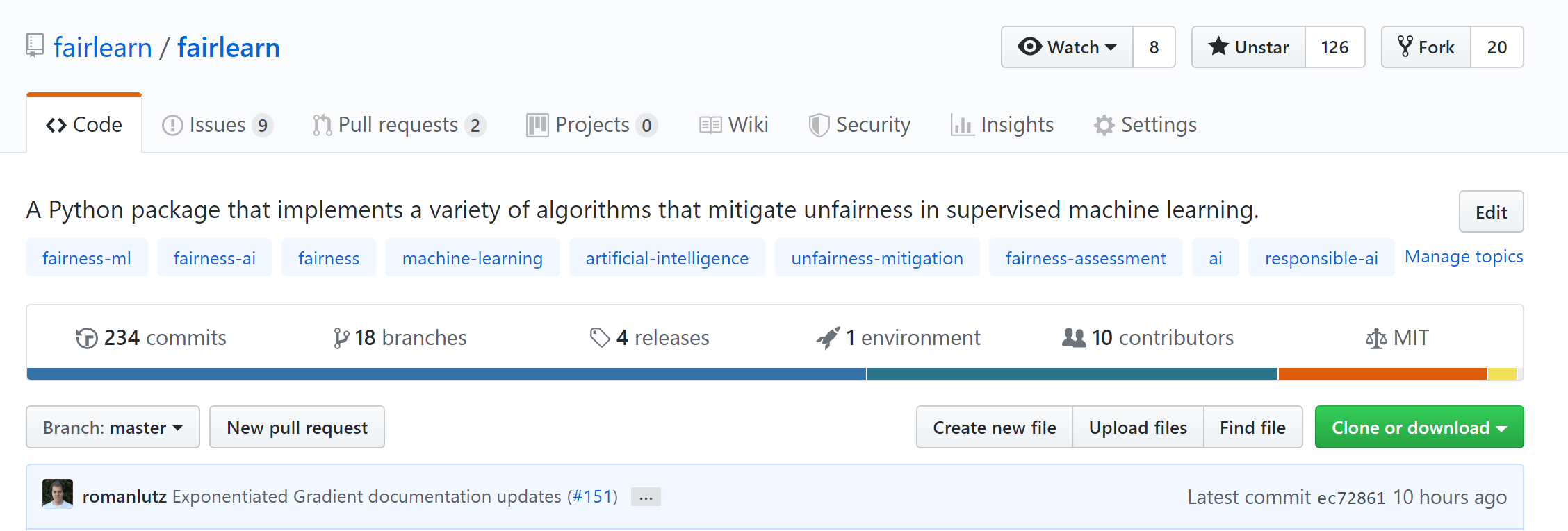 fairlearn repository